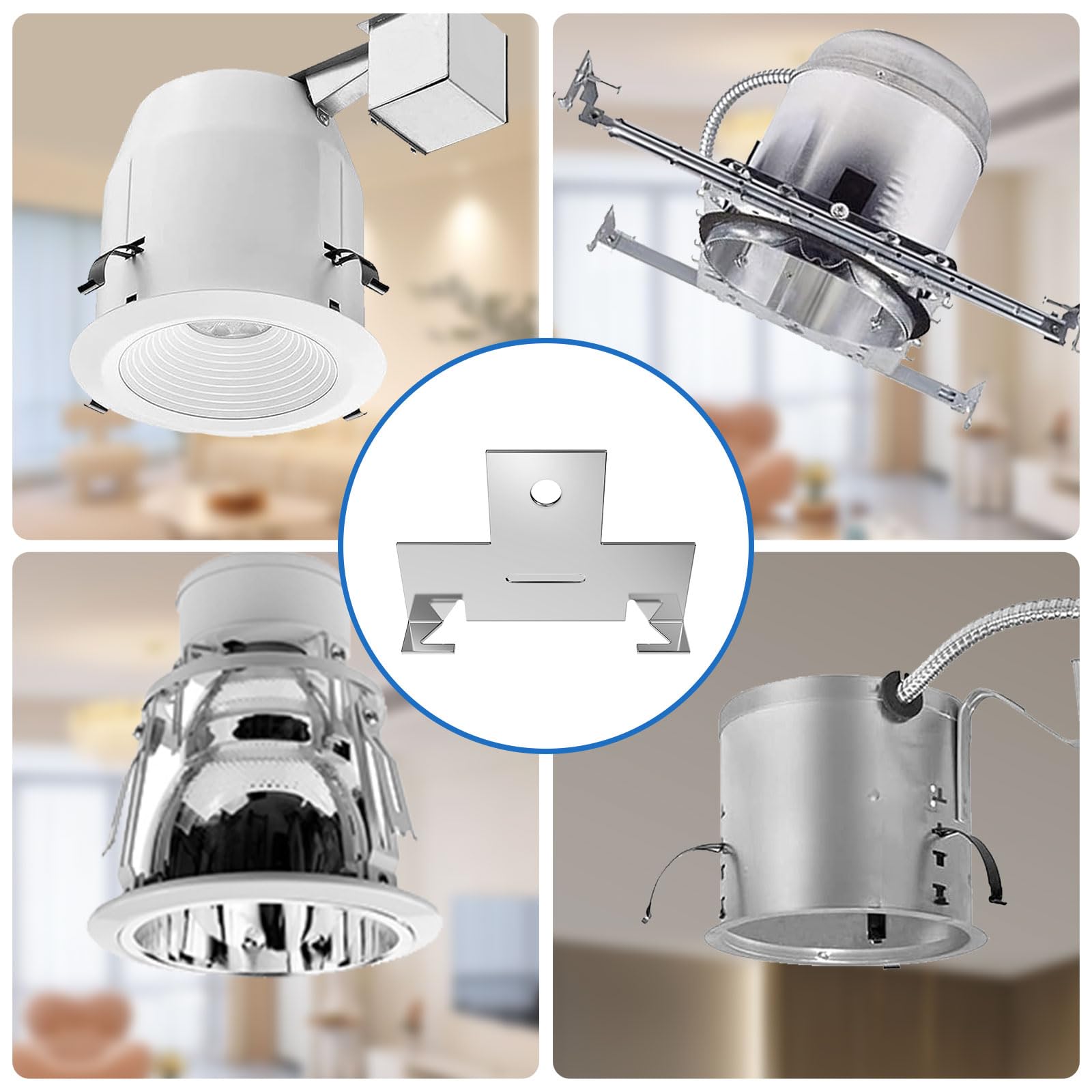 Famiron 5-6 inch retrofit cans compatible clips enable easy retrofits.