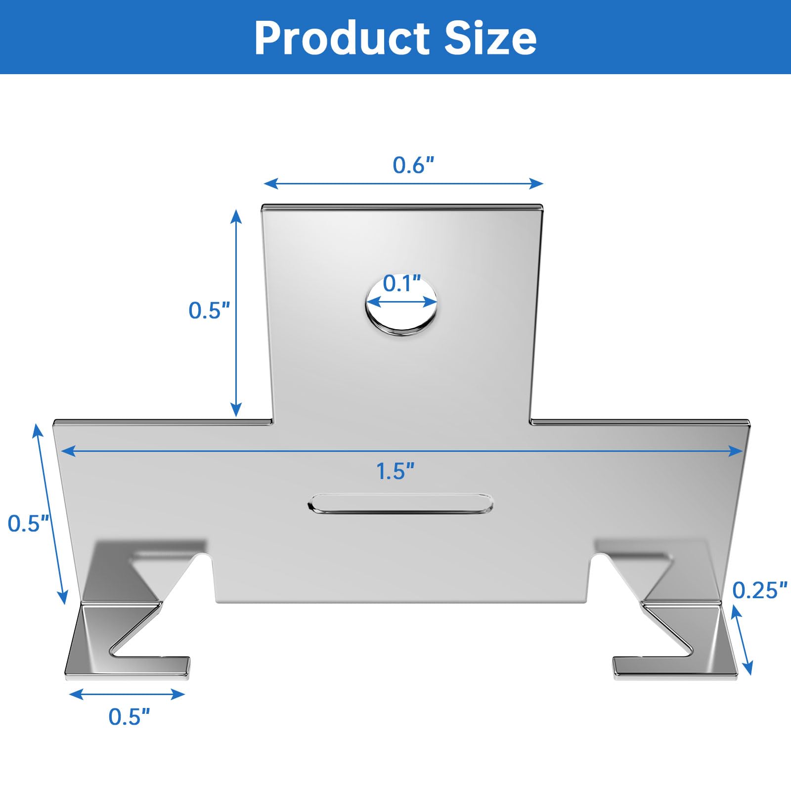 Famiron curved-design light clip aligns with recessed cans for secure mounting.