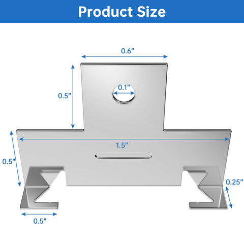 Famiron curved-design light clip aligns with recessed cans for secure mounting.