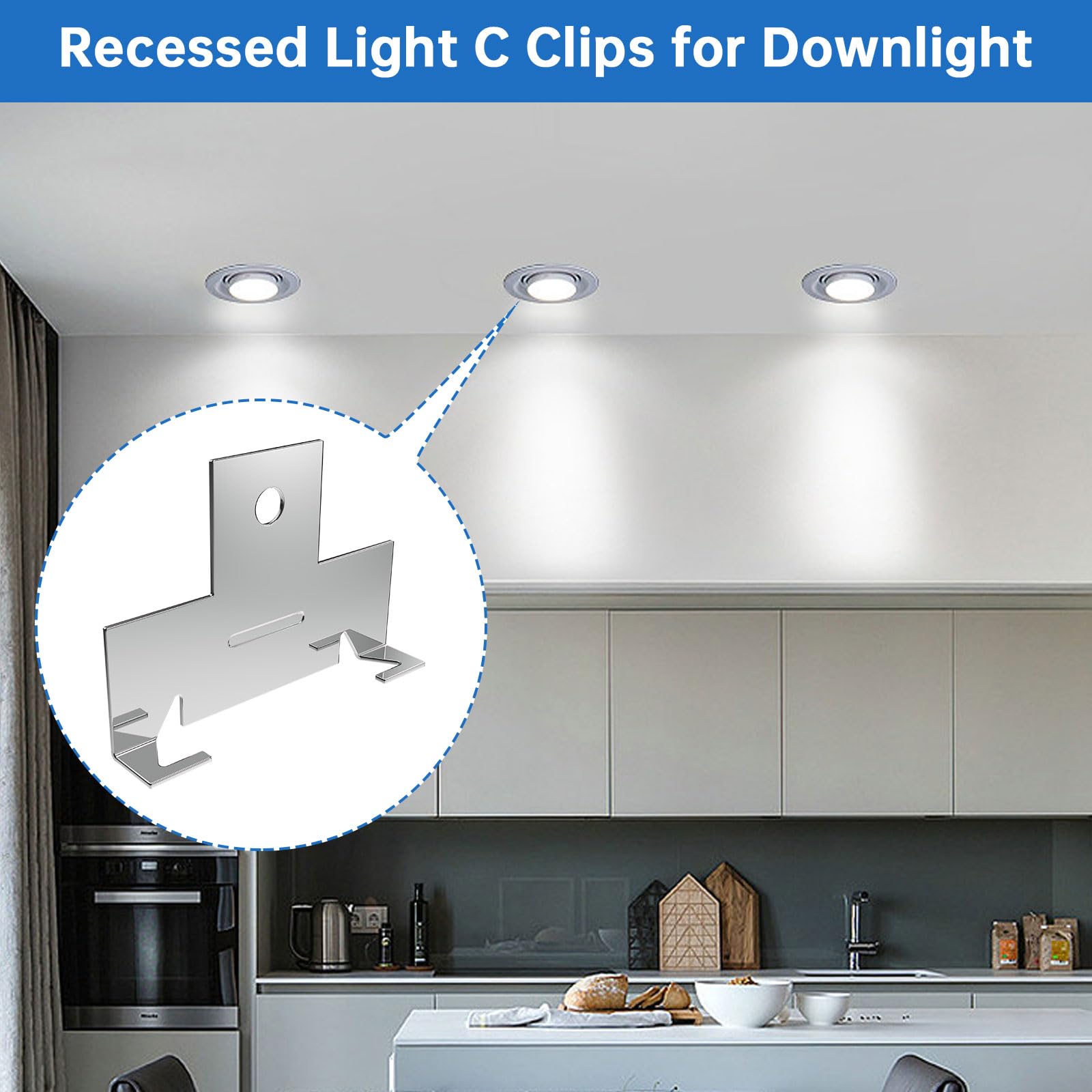 Famiron galvanized process clips resist rust for durable lighting installations.