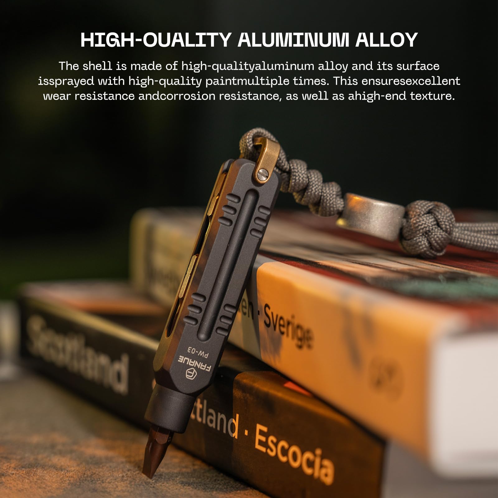 FANAUE EDC screwdriver with side insertion for extra torque on tough screws.