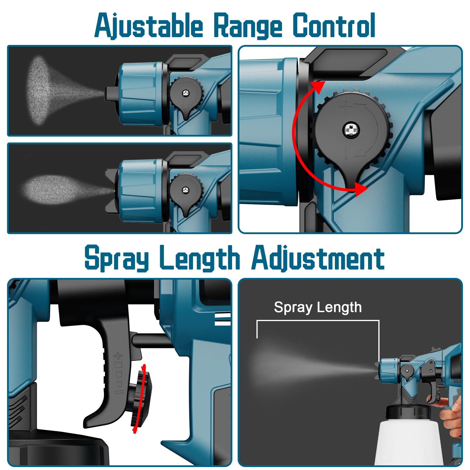 FanBDEDGE 1000ml container reduces refills during larger projects