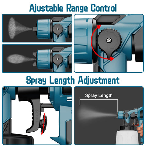 FANBDEDGE 1400ml container reduces refills during large projects