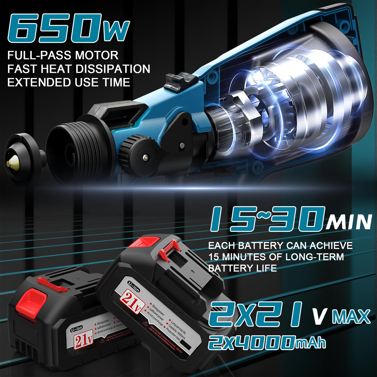 FanBDEDGE sprayer offers 3 patterns and 6 copper nozzles for versatility