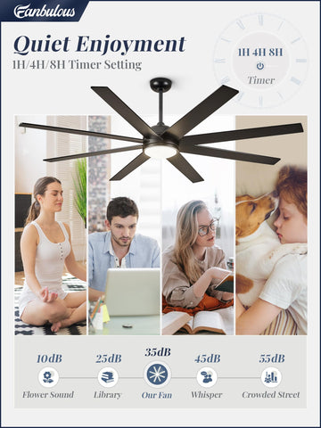 LED light with three color temperatures for customizable ambiance