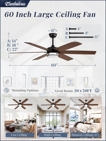 Fanbulous six speed settings tailor breeze to your needs.