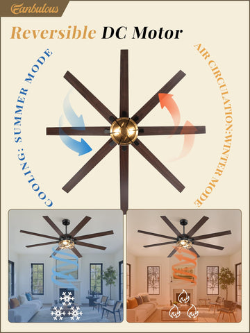 Fanbulous six-speed ceiling fan for tailored comfort in any room