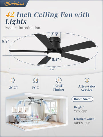 Fanbulous 6-speed DC motor for efficient cooling