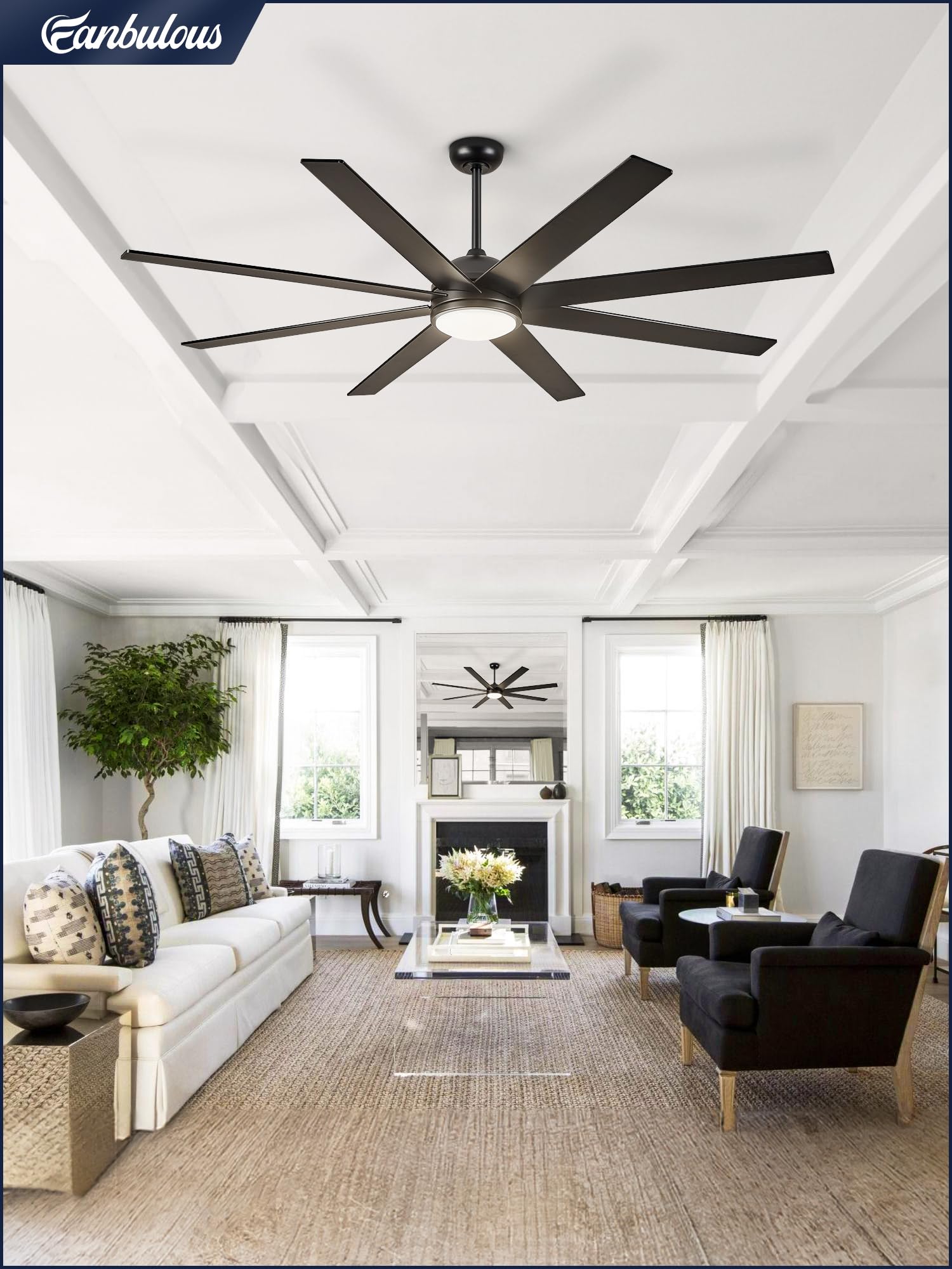 Angle-mount capability supports ceilings up to 15 degrees