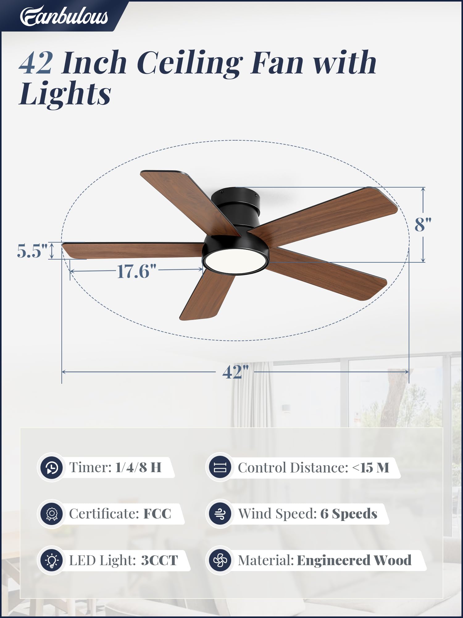 Fanbulous DC quiet motor delivers smooth, energy-efficient cooling