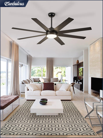 Fanbulous includes multiple down-rod options to fit varied ceiling heights.