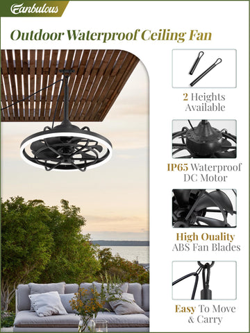 Fanbulous quick installation in about 30 minutes for a fast outdoor upgrade.