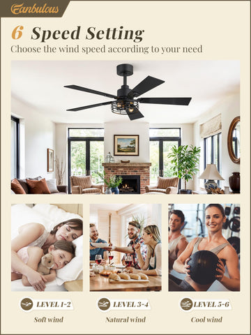 Fanbulous quiet DC motor delivers peaceful airflow with minimal noise.