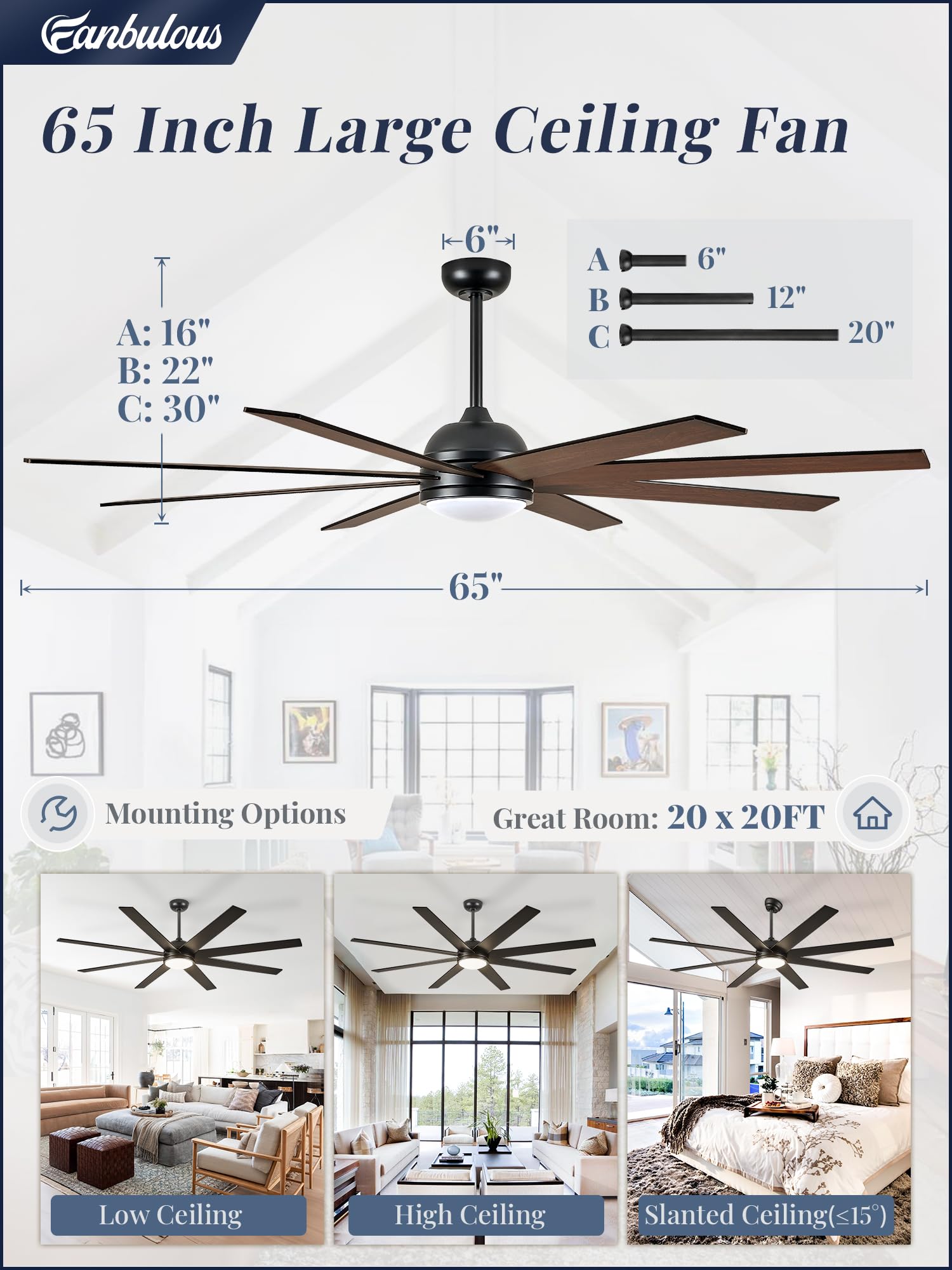 Quiet DC motor delivers powerful airflow with low noise