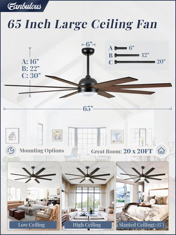 Quiet DC motor delivers powerful airflow with low noise