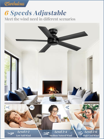 Fanbulous remote control wall mount enables quick adjustments from anywhere.