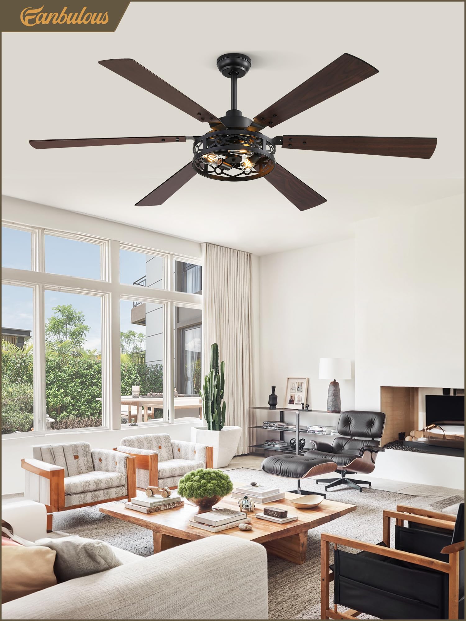Fanbulous reversible motor supports seasonal comfort for heating and cooling.