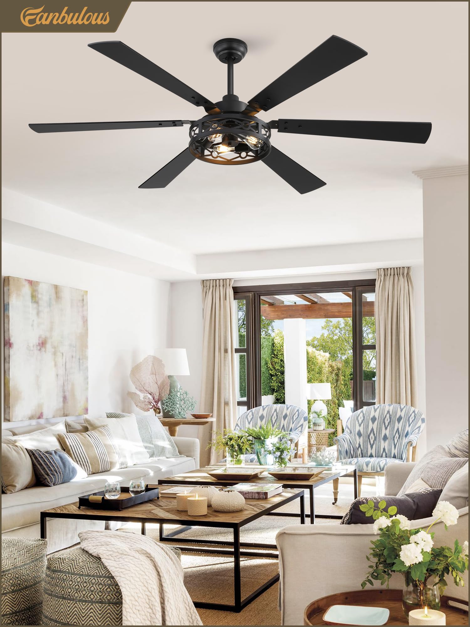 Fanbulous black farmhouse design enhances modern or rustic interiors.
