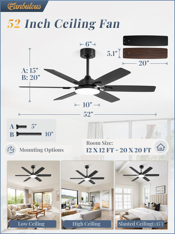 Fanbulous indoor/outdoor design suitable for covered spaces.
