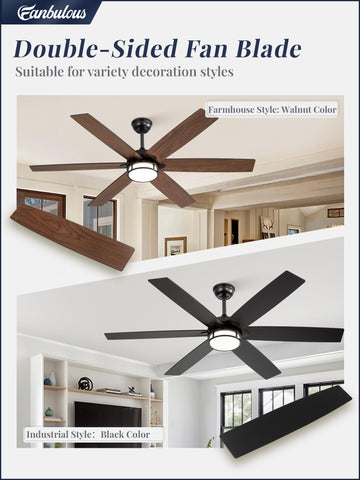 Fanbulous sloped mounting up to 15 degrees fits diverse ceilings.