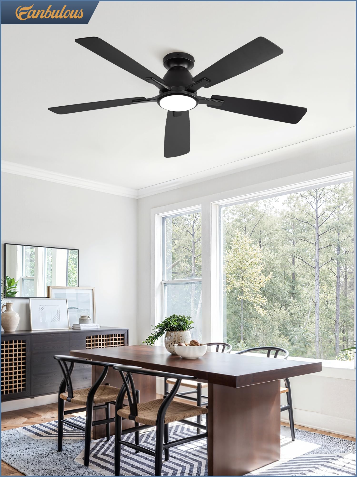 Fanbulous warm to cool lighting range demonstrating adjustable LED color temperature