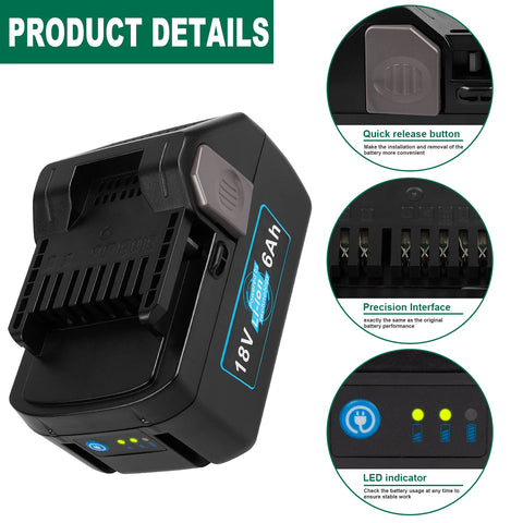 Hitachi compatibility: BSL18XX series and DS18DSAL models covered.