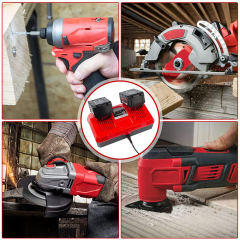 Fancy Buying dual battery charger compact design suitable for workspace