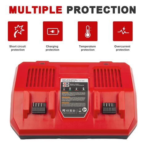 Fancy Buying dual battery charger packaging box with product details