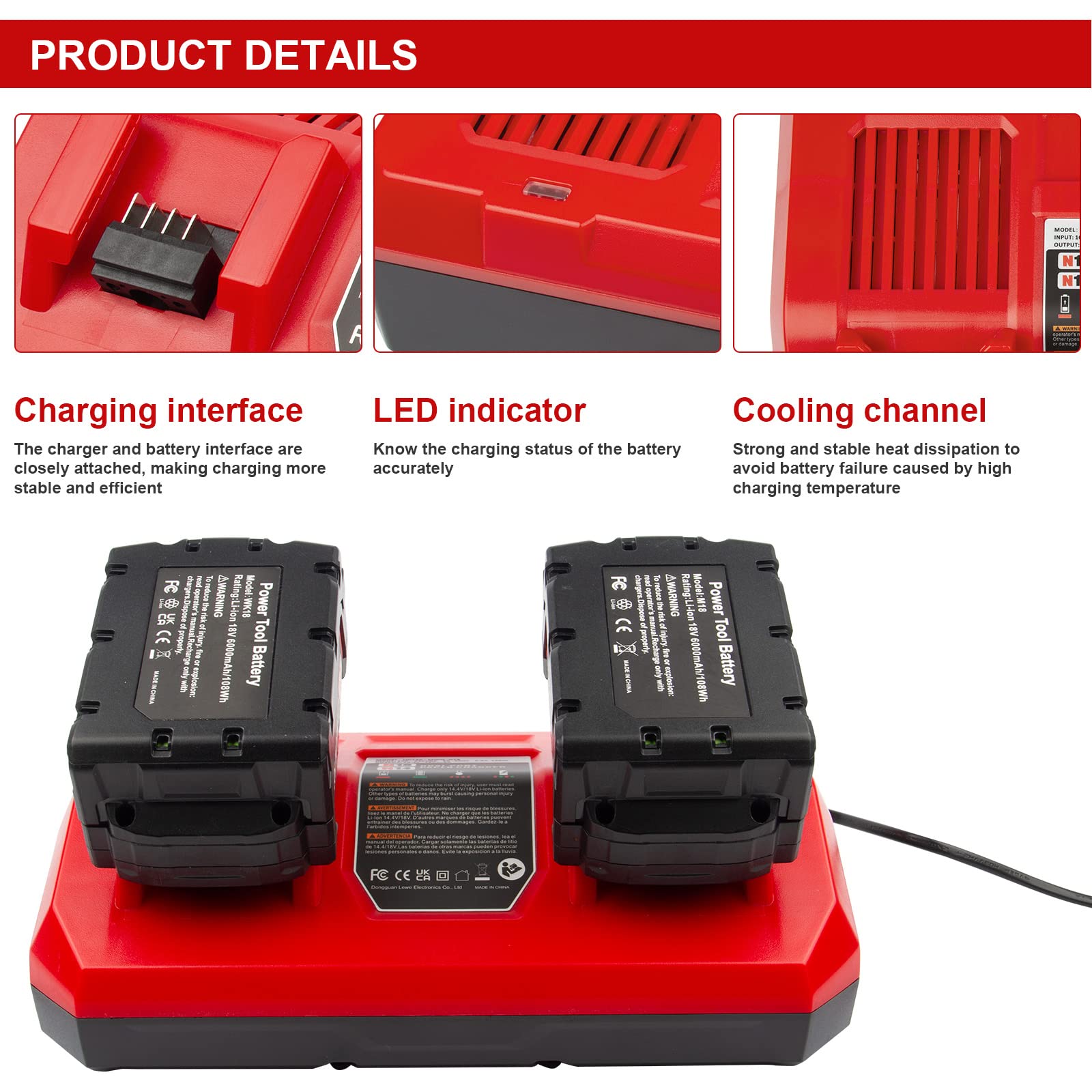 Fancy Buying dual battery charger side ports for two simultaneous charges