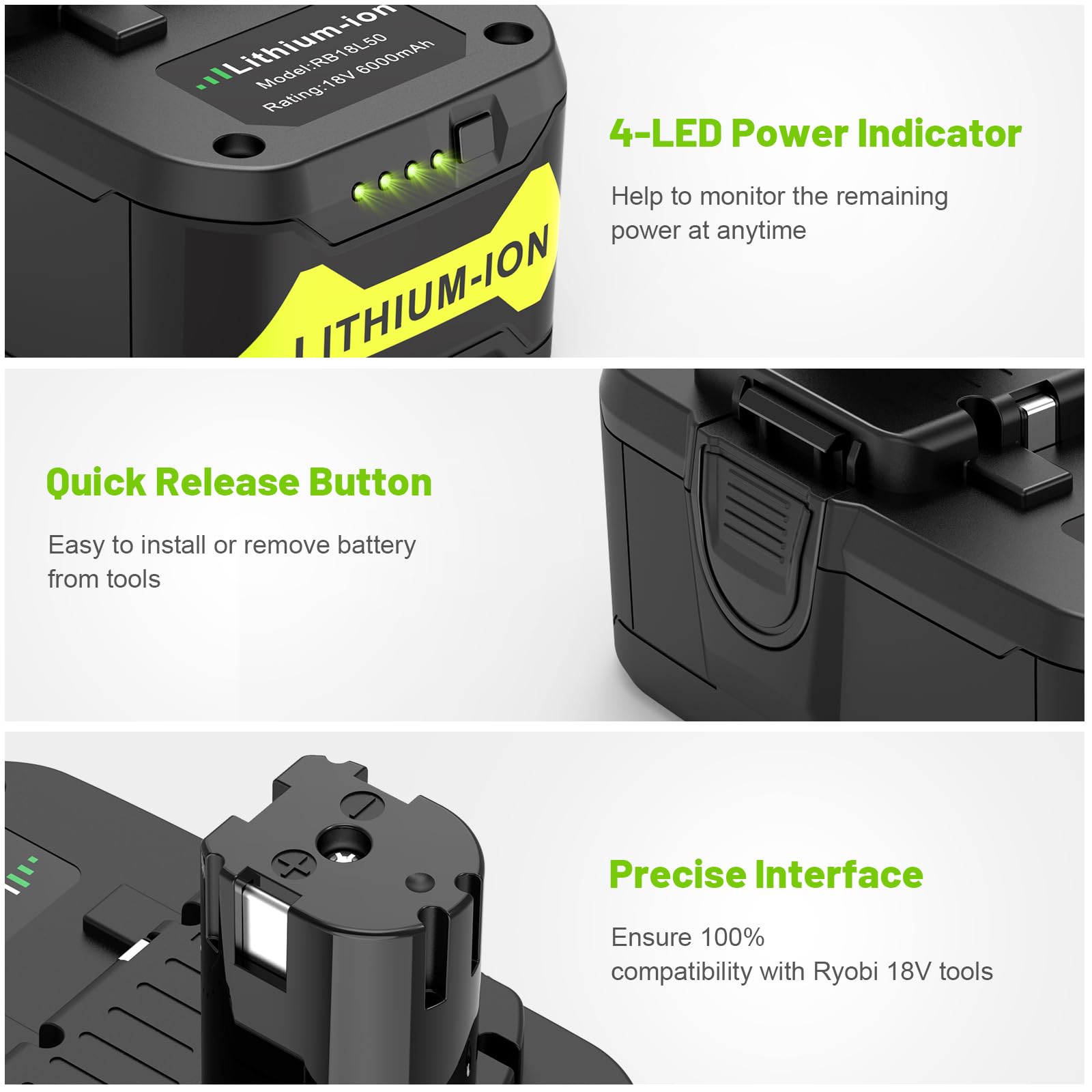 Fancy Buying high-capacity lithium battery for longer power on the job.