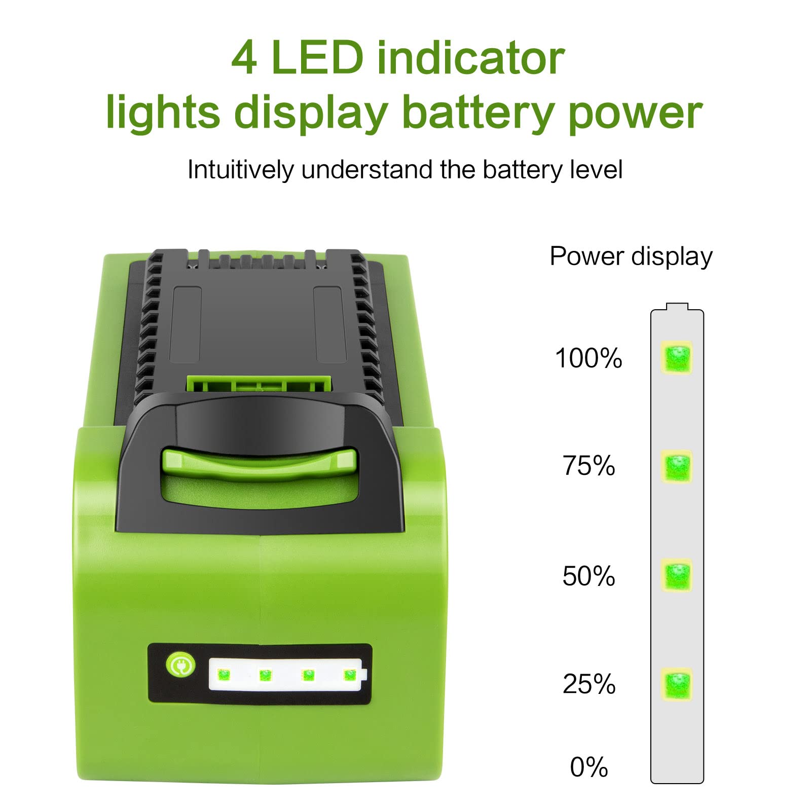 LB40A010 reliable power for heavy-duty GreenWorks tasks.
