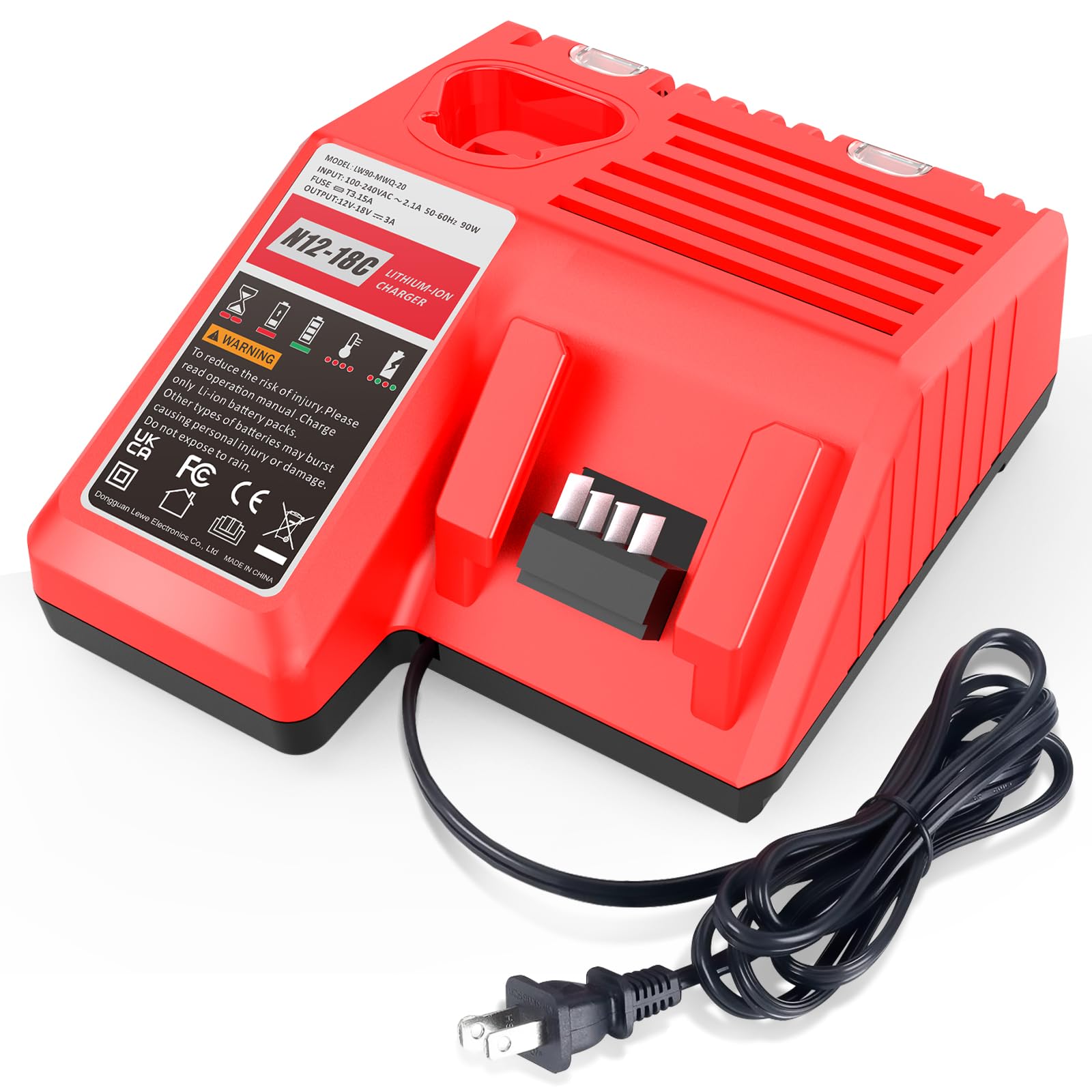 Fancy Buying replacement rapid charger for Milwaukee M12, fast top-up on site