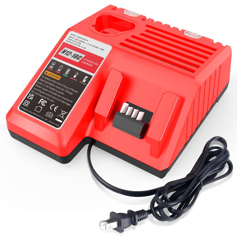 Fancy Buying replacement rapid charger for Milwaukee M12, fast top-up on site