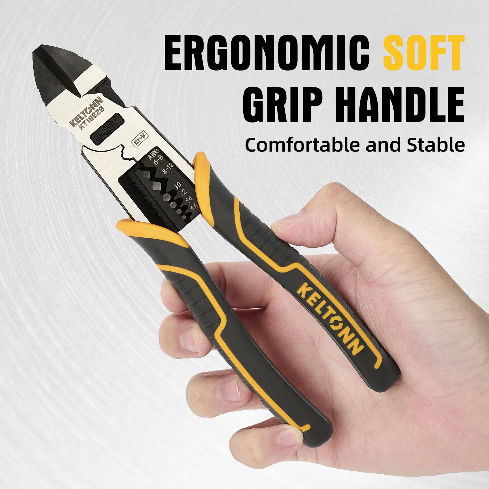 Fancytool ergonomic TPR handles reduce hand fatigue during use