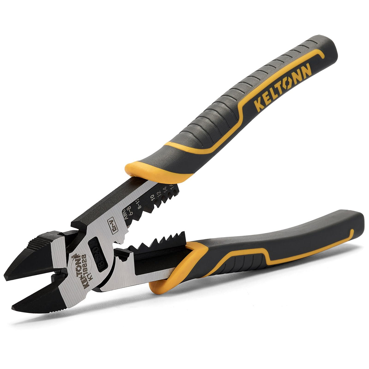 Fancytool diagonal pliers front view for precise cutting performance