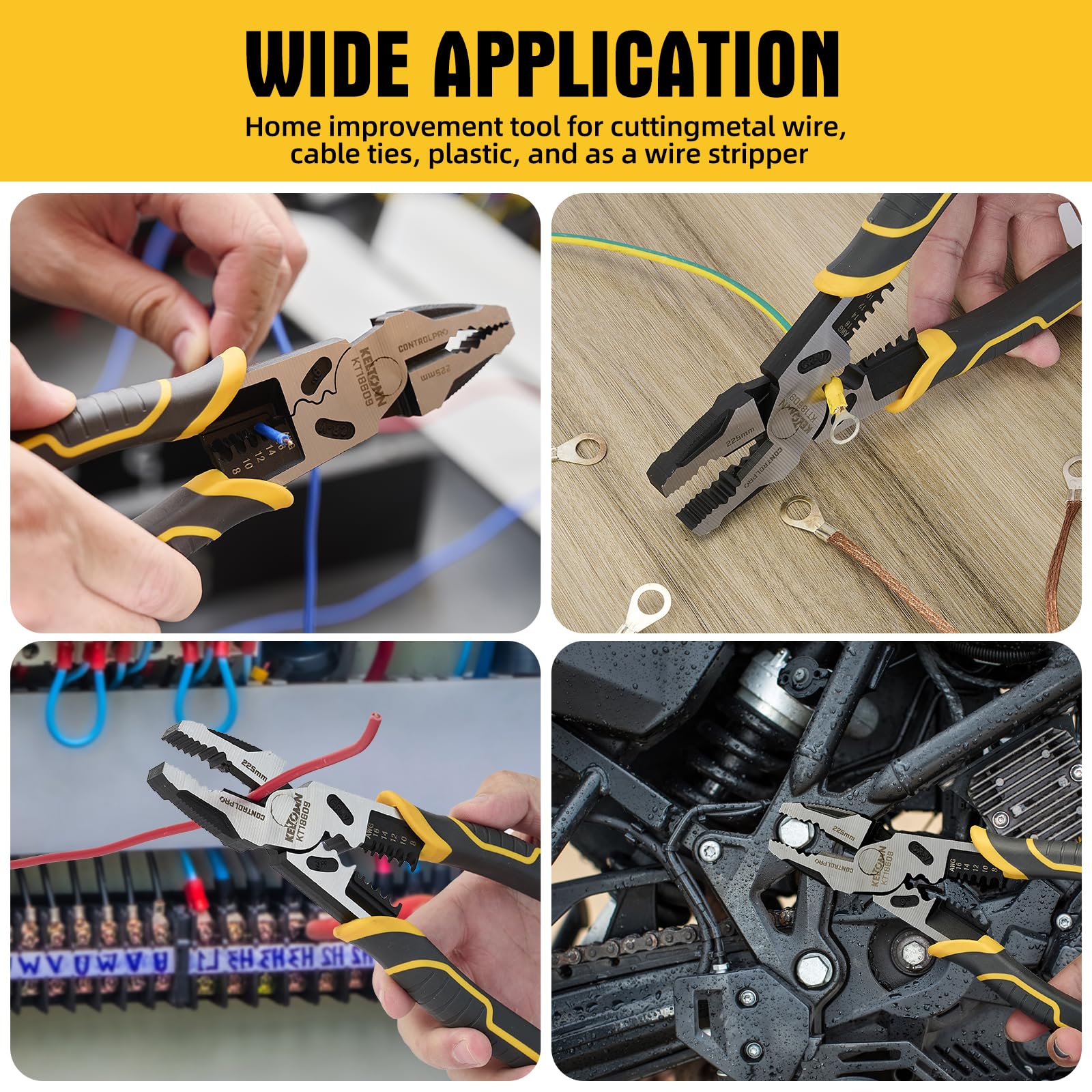 Fancytool Linesman Pliers stored compactly in a toolkit for easy access.
