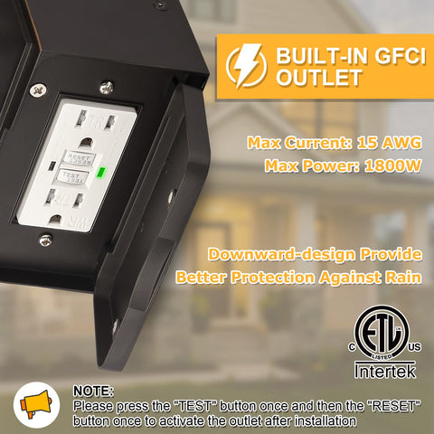 Premium aluminum outdoor wall light resisting rust and harsh weather