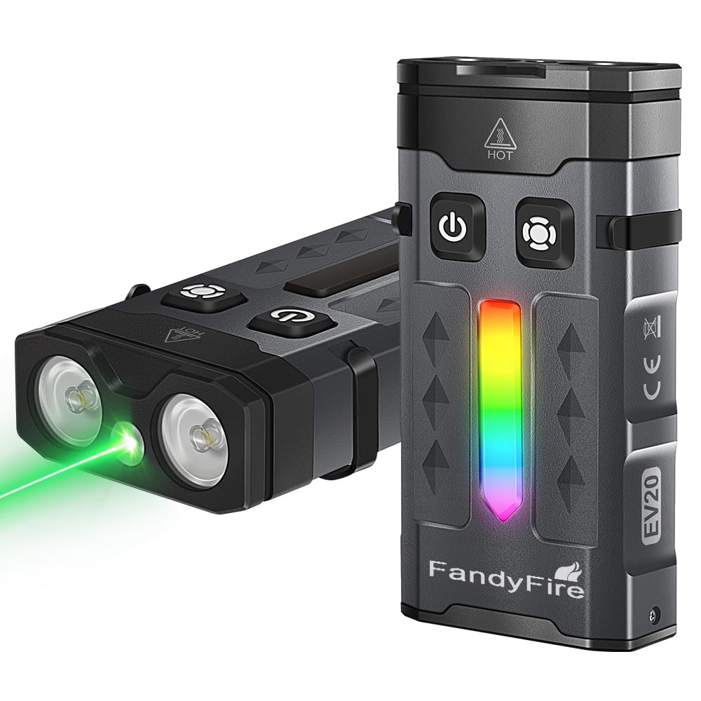 FandyFire 1100-lumen keychain flashlight for everyday brightness and reliable illumination.