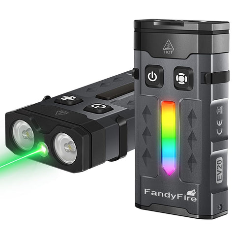 FandyFire 1100-lumen keychain flashlight for everyday brightness and reliable illumination.