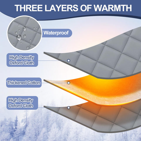 Fanfanwin roll-up insulation with top straps for quick access while maintaining warmth