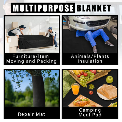 Fanfanwin blanket offers soft wrapping to reduce dings during transit.