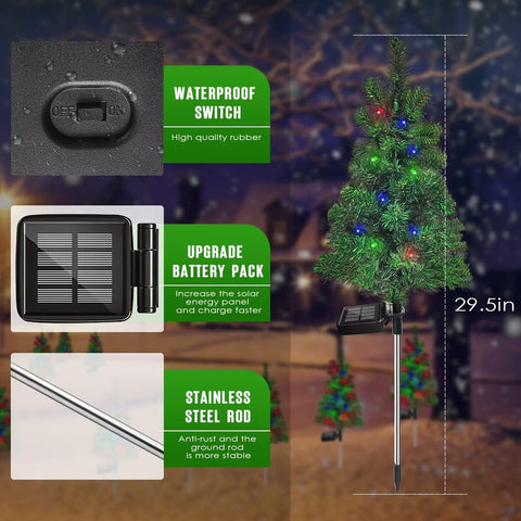 FanFX ground-insertable stake setup for quick yard decoration
