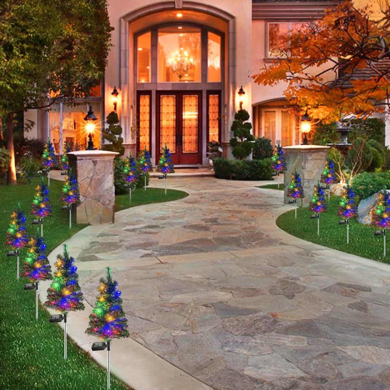 FanFX winter weather proof tree lights designed for year round use