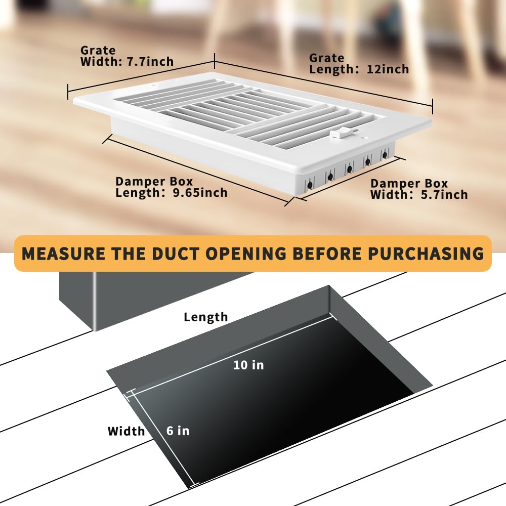 FanGoFast ceiling and wall vent cover mounted showing three-direction airflow