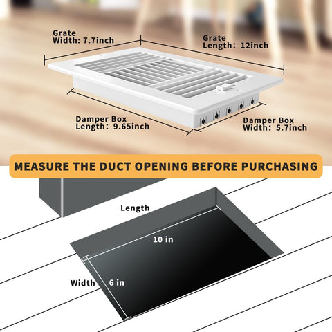 FanGoFast ceiling and wall vent cover mounted showing three-direction airflow