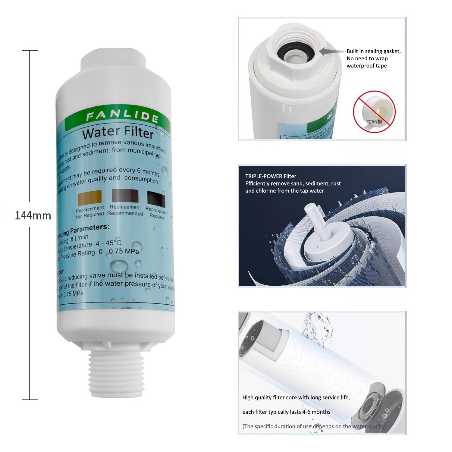 Fanlide adapter compatibility ensures easy connection with bidet hoses