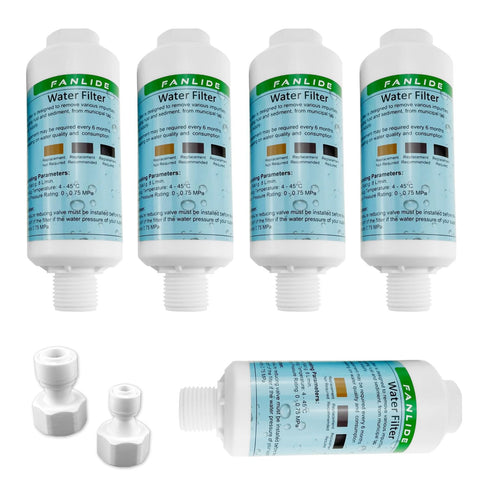 Fanlide bidet filter pack reduces sediment for cleaner water
