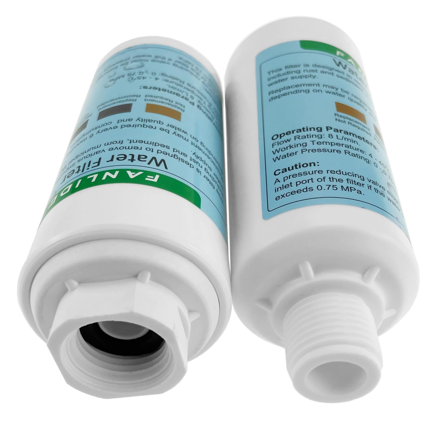 FANLIDE two-filter two-adapter package is easy to install