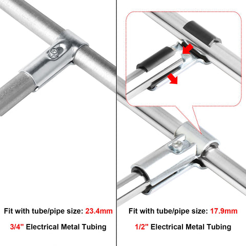 Fanmao adapter shims for 1/2 in EMT enable versatile building options.
