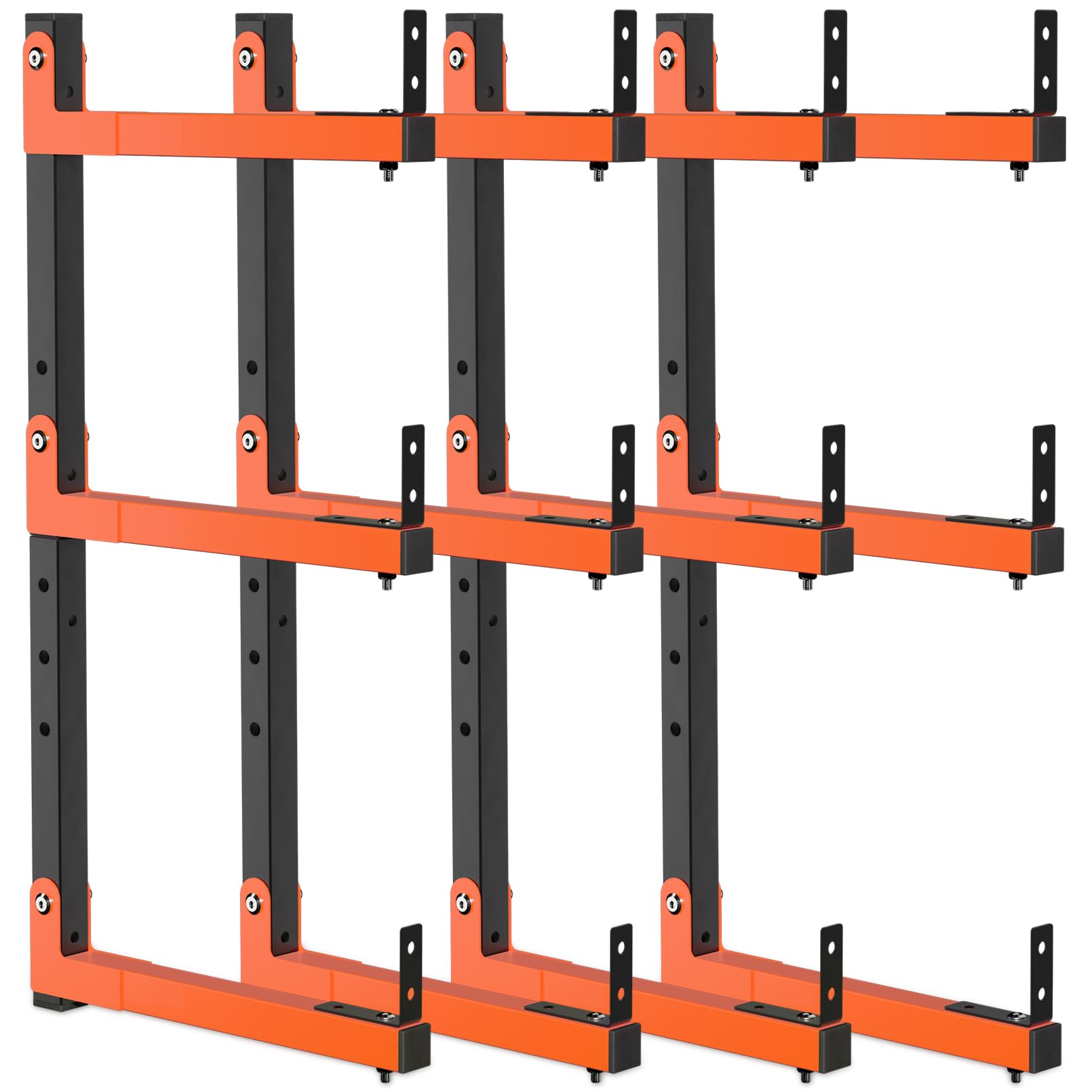 Fanmoss 27-inch lumber rack wall-mount panel for organized lumber storage.